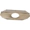 Ekena Millwork Chrysler Wood Fretwork Pierced Ceiling Medallion, Hickory, 26"W x 13"H x 6 7/8"ID x 1/4"T CMWP26X13X0250CSHI - alternate 5